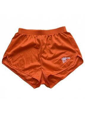Vintage Hooters Shorts Owl Dolfin Uniform Nylon Mini Orange Women's Size Medium